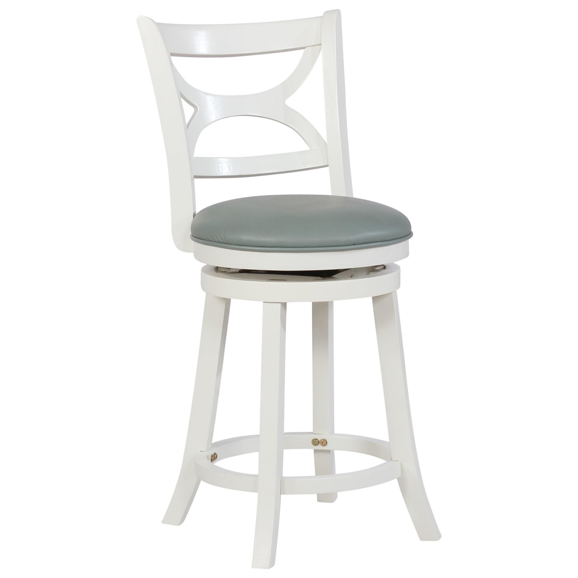 Powell Bar Stools P 17B1027CS Sawyer Cream Counter Stool Westrich